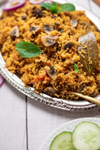 Mushroom Biryani