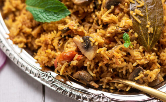 Mushroom Biryani